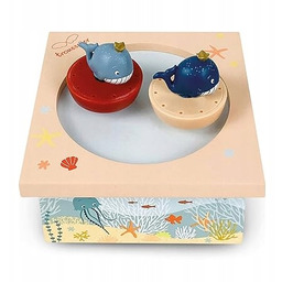 Skrzynia Muzyczna Z Figurkami Magentycznymi Pozytywka Trousselier Wieloryby