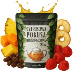 Cytrusowa pokusa 50 g - herbata owocowa orzeźwiająca
