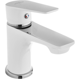 Bateria umywalkowa Dokos biała/chrom Invena