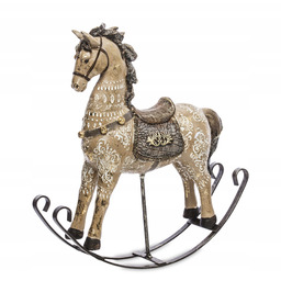 Figurka Koń na biegunach ozdoba Boże Narodzenie