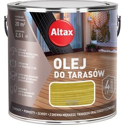 Olej do tarasu 2,5 l Naturalny Altax
