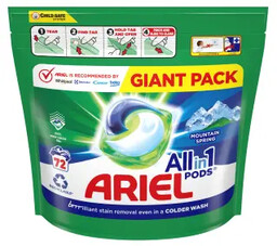 Ariel All in 1 Mountain Spring 72szt. Kapsułki