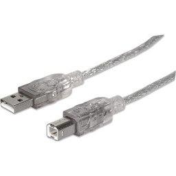 MANHATTAN Kabel USB-A - USB-B 345408 5 m