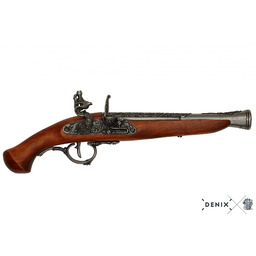 Replika niemiecki pistolet skałkowy Denix model 1260 G