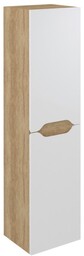 Sapho WAVE szafka wysoka 35x140x30cm bała/dąb Alabama WA245-3022