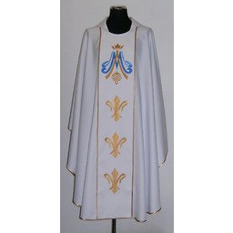 Ornat Maryjny biały