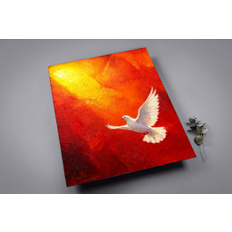 Pokój i przebaczenie - obraz na szkle