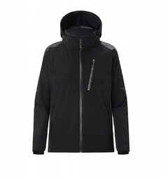 Kurtka Narciarska Descente Leather Combo Jacket - Black