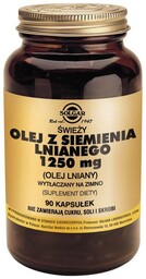SOLGAR Olej z Siemienia Lnianego 1250 mg, 90