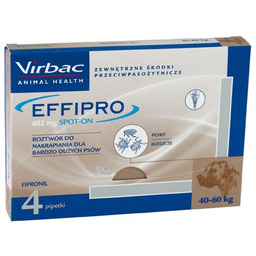 VIRBAC Effipro Spot-On dla bardzo dużych psów XL
