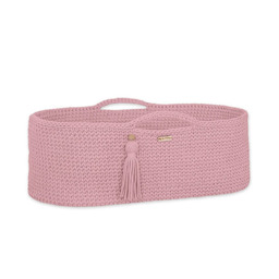 Kosz Mojżesza Boho Handmade - Pastel Pink
