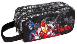 Piórnik saszetka, dla chłopca, Patio, Avengers, czarny