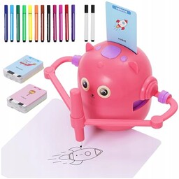 Robot Rysujący Edukacyjny Fiszki Do Rysowania Nauka Angielskiego