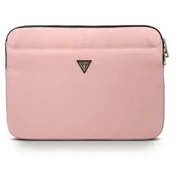 Guess Nylon Triangle Logo GUCS13NTMLLP 13" Różowy Etui