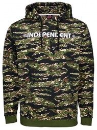 bluza INDEPENDENT - Bar Cross Hood Tiger Camo