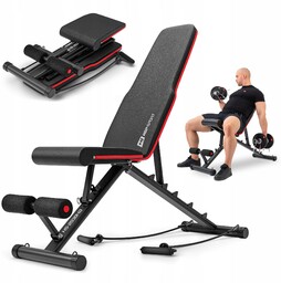 Ławka treningowa prosta regulowana składana 150 kg