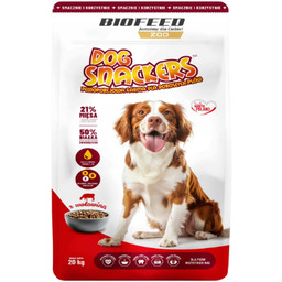 DOG SNACKERS ADULT Z WOŁOWINĄ 20 KG