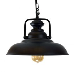 Lampa sufitowa wisząca Iceland Black E27 LED