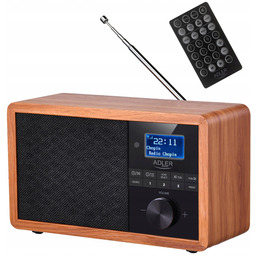 Radio Dab+ Fm Rds Bluetooth Zegar Budzik Adler