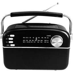MANTA Radio RDI918B Czarne, Przenośne, Analogowe, Tuner FM/AM/SW,