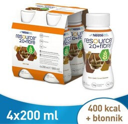 RESOURCE 2.0 FIBRE smak kawowy - 4 x