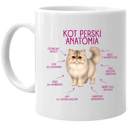 Anatomia Kota Perskiego - kubek na prezent
