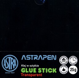 Astra, Klej w sztyfcie Transparent 25g 12 sztuk