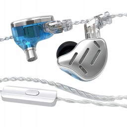 Kz Zax Słuchawki Dokanałowe Hybrydowe Hifi 1DD 7BA