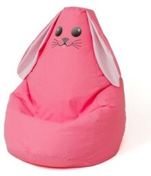 Go Gift Pufa worek sako KRÓLIK różowy XL