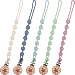 ZAWIESZKA ŁAŃCUSZEK DO SMOCZKA DREWNIANE ZAWIESZKI SILIKOWNOWE 5