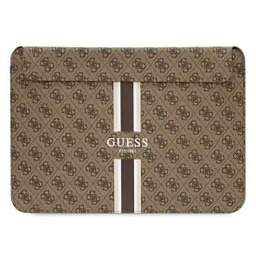 Guess 4G Printed Stripes GUCS14P4RPSW 14" Brązowy Etui