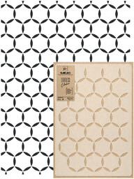 Szablon Malarski Wielokrotny Powtarzalny // Hexagon Circles