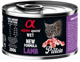 ALPHA SPIRIT Karma dla kota Protein Lamb 200
