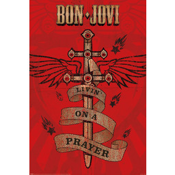 Bon Jovi Livin On A Prayer - plakat