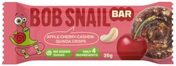 Bob Snail Baton owocowo-orzechowy, jabłko, wiśnia, nerkowce, chrupki