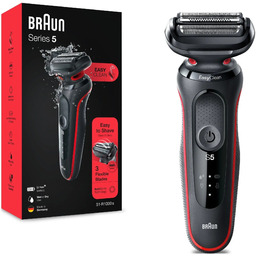 Braun Series 5 51-R1000s golarka foliowa czarno-czerwony