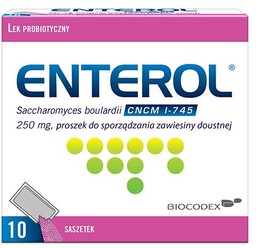 ENTEROL 250 mg x 10 saszetek