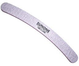 SUNONE Pilnik do paznokci Zebra 180/240 Biały (10