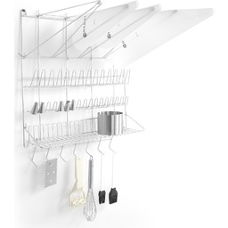 Półka wieszak na worki i akcesoria cukiernicze