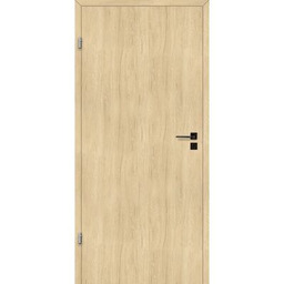 Skrzydło drzwiowe 90L pełne dąb amber lakierowane lewe