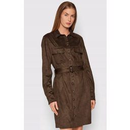 Guess Sukienka Damska Koszulowa Brąz XS 0a7d5_a*