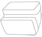 Kolanko pionowe o przekroju prostokątnym 220x90 Falmec, KACL.369