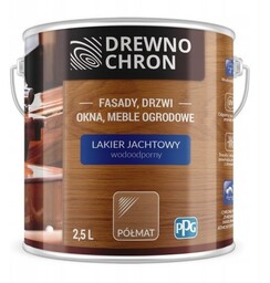 DREWNOCHRON Lakier jachtowy półmat 2,5L