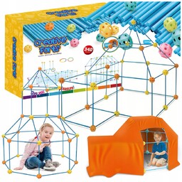 Klocki Konstrukcyjne Słomki Rurki Do Budowania Bazy 340