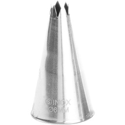 Końcówka tylka gwiazdka do rękawów worków cukierniczych stalowa