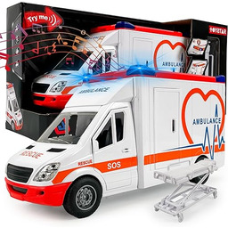 CELMAN Zabawka karetki ratunkowej, karetka pogotowia ratunkowego