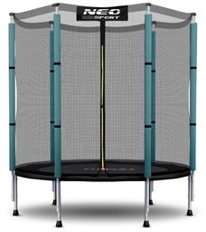Trampolina ogrodowa dla dzieci, siatka, 140 cm, Neo-Sport,