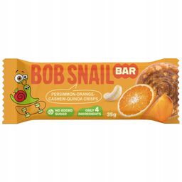 Bob Snail Baton owocowo-orzechowy, persymona, pomarańcza, nerkowce, chrupki