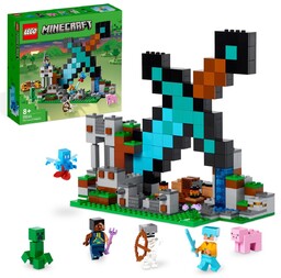 LEGO Minecraft 21244 Bastion Miecza Diament Baza