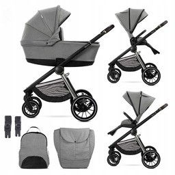 Lorelli Bianca wózek 2w1 spacerówka+ gondola XL akcesoria